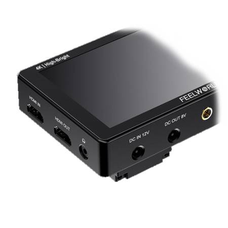 Feelworld LUT5E - monitor, in/out